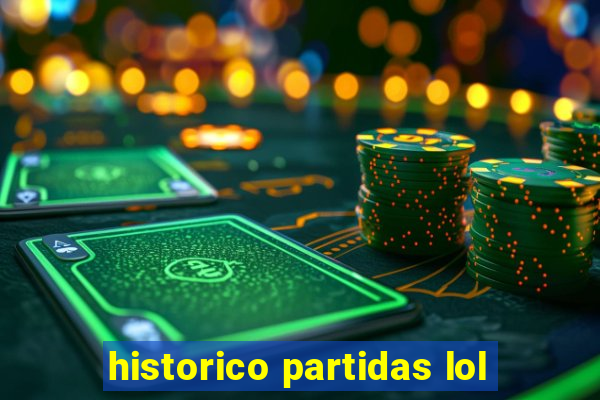 historico partidas lol